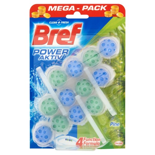Bref WC Power Aktiv Morska bryza Zawieszka do muszli WC 3 x 50 g 8a74517c70723b298504a3d09b11247e