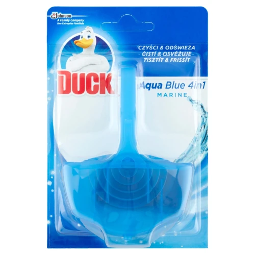 Duck Aqua Blue 4in1 Zawieszka do toalet 40 g f9dd0d1f7cf2b5e845c0130fab649605