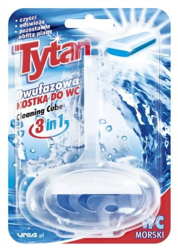 Tytan Dwufazowa kostka do WC morska koszyczek 40 g 5a73aad22eb4abd8182e761598243deb