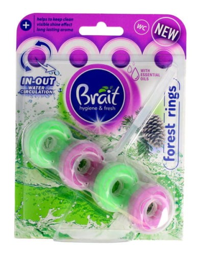 Brait kostka toaletowa 2-fazowa do WC Forest Rings 40 g f59d75497fd4f6165a697077d6ee7913