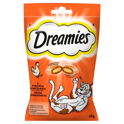 Dreamies Przysmaki dla kota z kurczakiem 60 g 4985e5f34c51fc6b32452c53a3df58c7