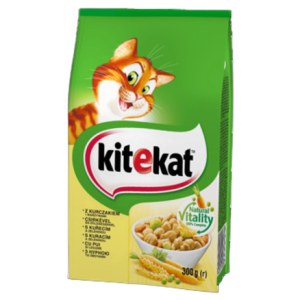 Kitekat z kurczakiem i warzywami Karma pełnoporcjowa 300 g