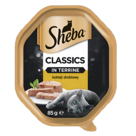 Sheba Classics Karma dla dorosłych kotów koktajl drobiowy 85 g Sheba Classics Karma dla dorosłych kotów koktajl drobiowy 85 g