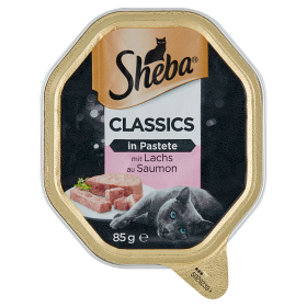 Sheba Classics Karma dla dorosłych kotów z łososiem 85 g