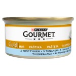 Gourmet Gold Mus z tuńczykiem Pełnoporcjowa karma dla dorosłych kotów 85 g