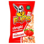Flips Chrupki kukurydziane o smaku truskawkowym 70 g