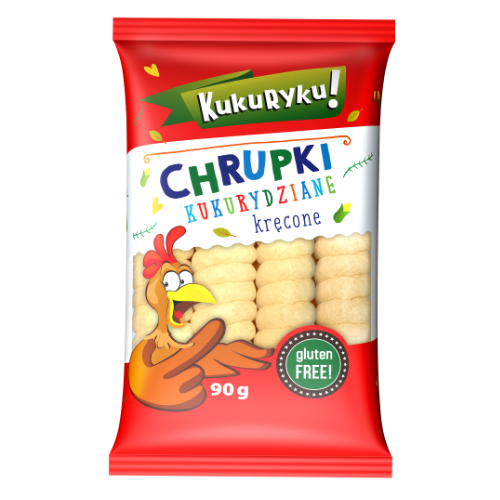 Kukuryku! Chrupki kukurydziane kręcone 90 g c5477926f2225f896b3f51accf93fbbd