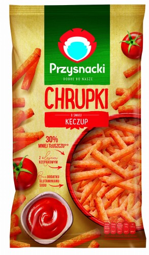 Przysnacki Chrupki o smaku ketchup 120 g b49feafc2a59d8feb4c3982781da8bfb
