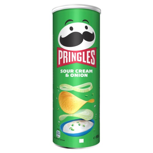 Pringles Sour Cream & Onion Chrupki o smaku śmietanowo-cebulowym 165 g 33b2c77159b6791b28f01e31da7875d8