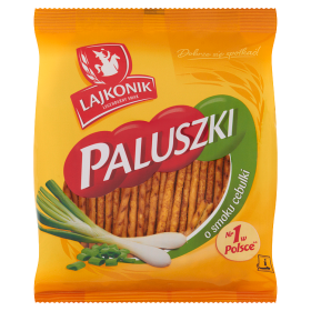 Lajkonik Paluszki o smaku cebulki 150 g