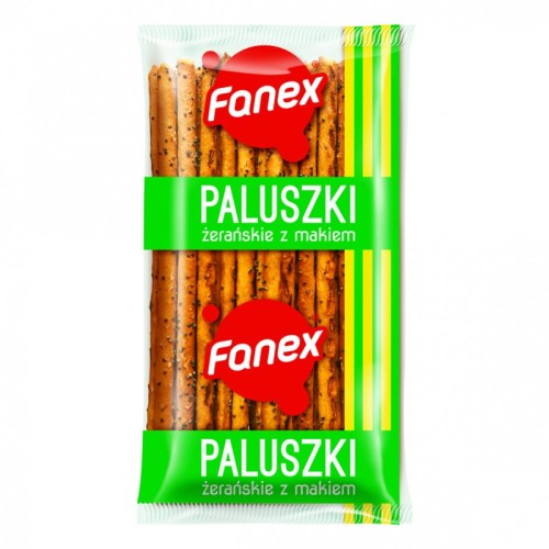 Fanex Paluszki Żerańskie z makiem 100 g 3d1cde328d6e111e6ca319263ffd22ea