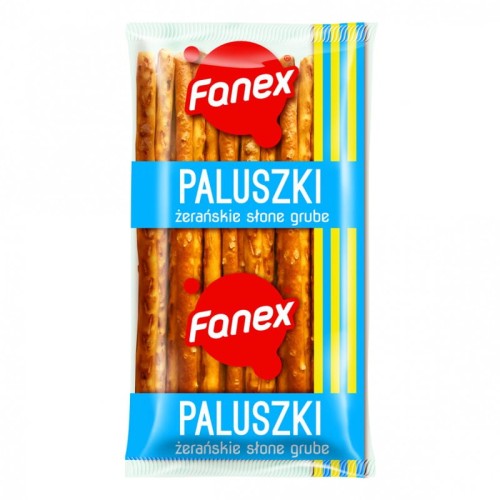 Fanex Paluszki Żerańskie słone grube 100 g 434eb03909b10d3766bdd8fec3030cc5