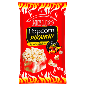 Helio Popcorn pikantny do mikrofalówki 90 g 266270ed77b6a0c83fe92278585b9a96