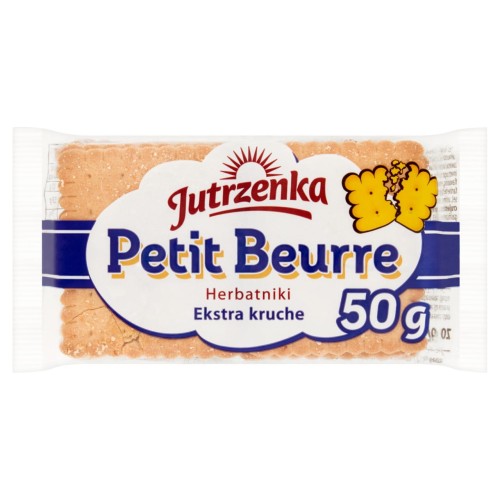 Jutrzenka Petit Beurre ekstra kruche Herbatniki 50 g 238632b5d3fd9a1704828497ac76ad4a