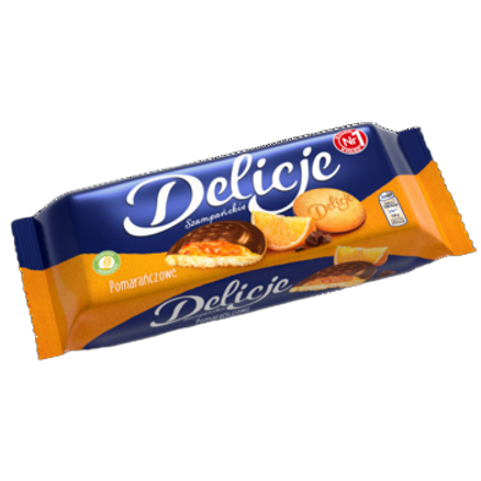 Delicje Szampańskie Pomarańczowe 147 g Delicje Szampańskie Pomarańczowe 147 g
