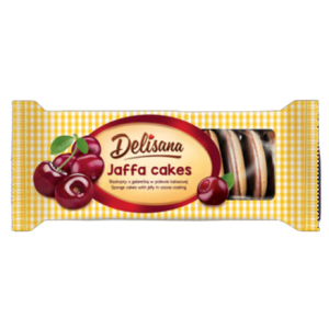 Delisana Biszkopty Z Galaretką O Smaku Wiśniowym W Polewie Kakaowej 135 g