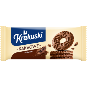 Krakuski Herbatniki kakaowe 163 g