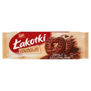 San Łakotki kakaowe Herbatniki 168 g