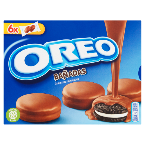 Oreo Ciastka kakaowe z nadzieniem o smaku waniliowym oblane polewą kakaową 246 g 12 sztuk 932f857b4d1dbfd9a1a4d367eb6f9dff