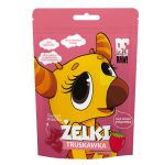 BeRaw Kids Żelki bez dodatku cukru Truskawka i Jabłko 35 g