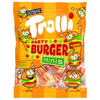 Trolli Party Burger Minis Żelki O Smaku Owocowym 170 g ca0040095e5fe4df90352e908882d002