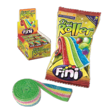 Fini Roller Fantazja Kwaśne Żelki O Smaku Owocowym 20 g Fini Roller Fantazja Kwaśne Żelki O Smaku Owocowym 20G