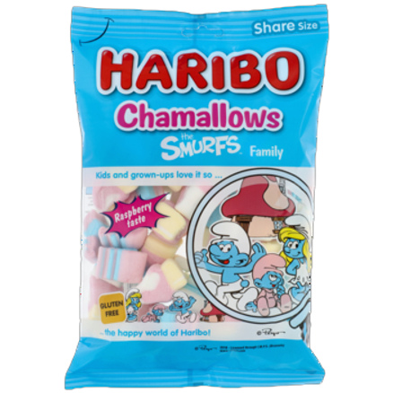 Haribo Chamallows Smerfy Pianki 175 g Haribo Chamallows Smerfy Pianki 175 g