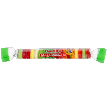 Haribo Mega-Roulette F!zz Żelki kwaśne 45 g Haribo Mega-Roulette F!zz Żelki kwaśne 45 g