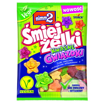 Nimm2 Śmiejżelki Kwaśne Gwiazdki 90 g d70e1a4b04786516a3a361861d6886bf