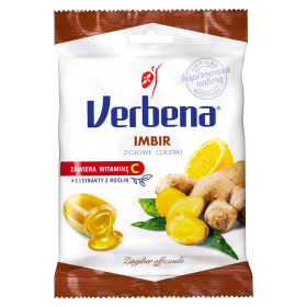 Verbena Ziołowe cukierki imbir 60 g 64bcd3d8056dea455fc504b54bcc8e86