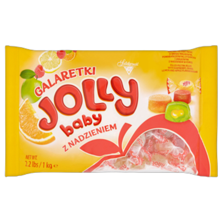 Solidarność Jolly Baby Pektynowe galaretki z nadzieniem 1 kg Solidarność Jolly Baby Pektynowe galaretki z nadzieniem 1 kg