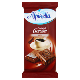 Alpinella Czekolada gorzka 90 g b3c706c6b380e43acdb19fdffd6b13cd
