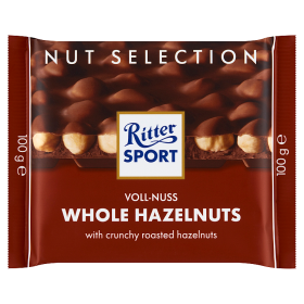 Ritter Sport Czekolada mleczna z całymi prażonymi orzechami laskowymi 100 g 46c42844095b2a5c576bf7a7a6a5af81
