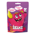 BeRaw Kids Żelki bez dodatku cukru Malina z chrupkami 35 g