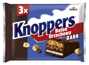 Knoppers Baton Orzechowy Dark 120g (3x40g)