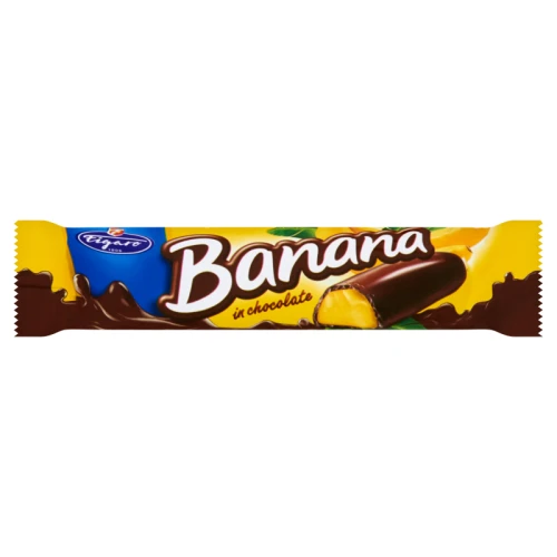 Figaro Pianka o smaku bananowym w czekoladzie 25 g 000b558d3d60f295084285555404de07