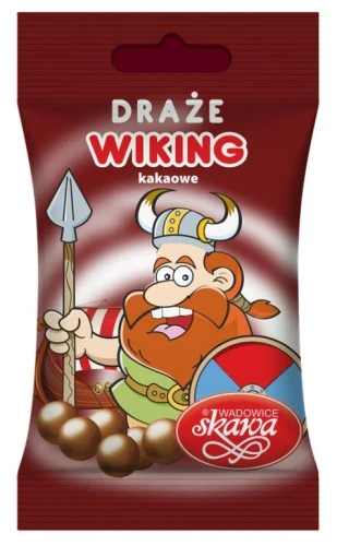 Wadowice Skawa Draże o smaku kakaowym 70 g 5e37924254624464488631fb8549f0f5
