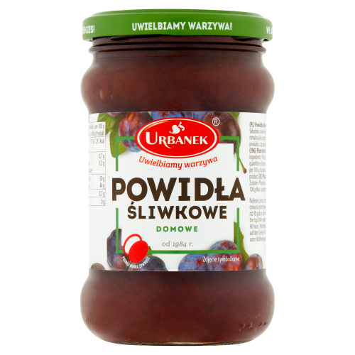 Urbanek Powidła Śliwkowe Domowe 330 g 2f1e03f60910167f925887ae5d5c80f6