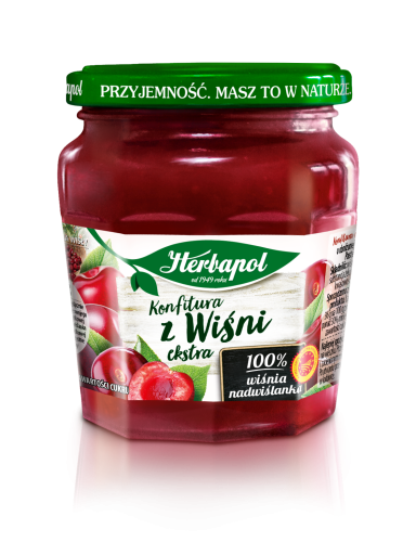 Herbapol Konfitura z wiśni extra niskosłodzona 240 g