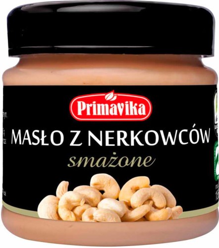 Primavika Masło z nerkowców smażone 185 g 17c2f8ae0ed52e7a113b8cda17bc0f56
