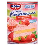 Dr. Oetker Masa Śmietanowa Truskawkowa 89 g