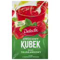 Delecta Owocowy kubek Kisiel o smaku truskawkowym 30 g