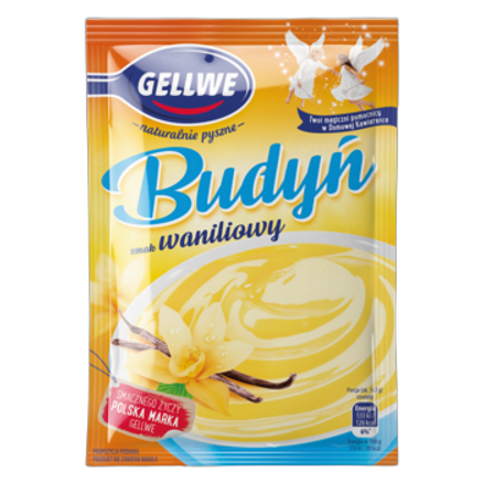 Gellwe Budyń smak waniliowy 40 g Gellwe Budyń smak waniliowy 40 g