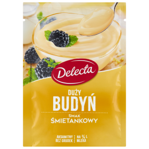 Delecta Duży budyń smak śmietankowy 64 g