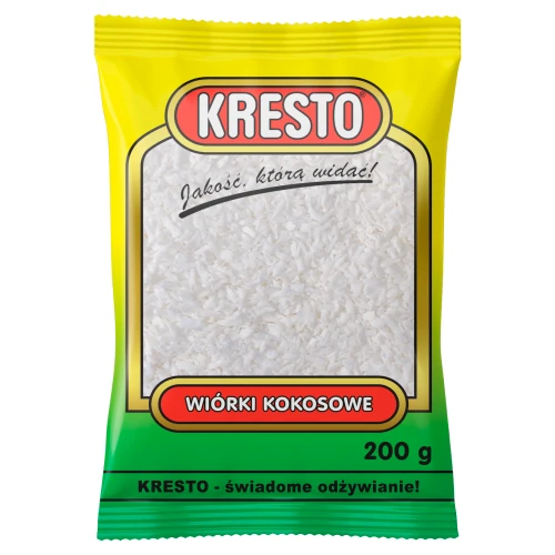 KRESTO Wiórki kokosowe 200 g 58d235b8e1f5d2ce15dbb8ada2628cc1