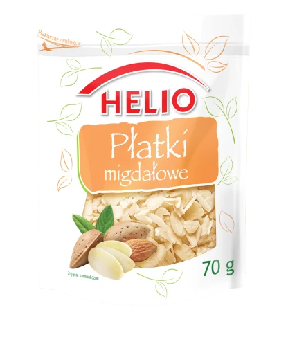 Helio Migdały w Płatkach 70 g 22d9cf3ed63114fbee185a9098bf6060
