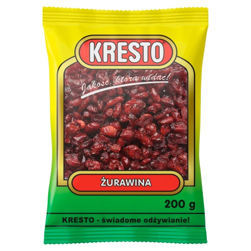 KRESTO Żurawina 200 g 983fe129672fd29900b91229115f5e1a