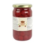 Il Conte Czereśnie Koktajlowe Czerwone Drylowane Bez Ogonków W Syropie 0,75 kg