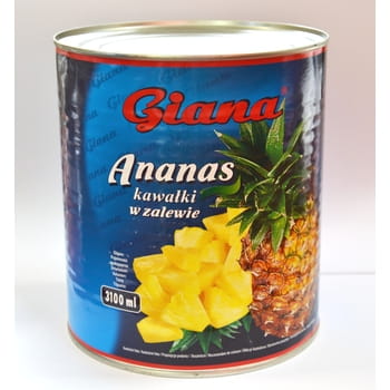 Giana Ananas kawałki w zalewie 3,1 l 42aa4d4470f6119c99a12bc54a0eeca1