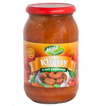 Klopsy W Sosie Pomidorowym 850 g Moja Kuchnia aa4f576f631dcb934a3e010f11fbc3a9